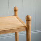 Design Closeup of Revive Side Table, Oiled Oak