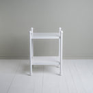 Side view of Revive White Side Table - NiX Studio