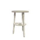 Ex-Display - Spindle Side Table, Soft White