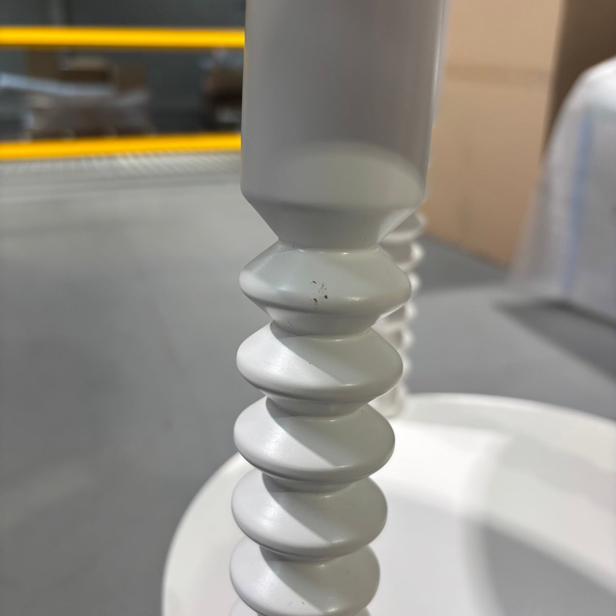 Ex-Display - Spindle Side Table, Soft White
