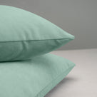 2 Square Cushion in Blue(Sea Mist) Velvet On top of each Other - NiX