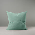 Back Side of Extra Large Square Cushion in Blue(Sea Mist) Velvet With 2 Buttons - By NiX