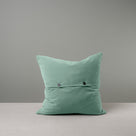 Back Side of Large Square Cushion in Blue(Sea Mist) Velvet With Buttons - NiX