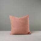Front Side of Large Size Square Cushion in  Roseberry Color