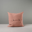 Back Side of Large Size Square Cushion in  Roseberry Color with 2 buttons