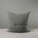 Back Side of Grey Square Cushion With 2 Buttons - By NiX