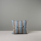 Back Side of Medium Square Cushion in Cotton, Blue - By NiX