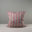 Front Side of Extra Large Square Kip Cushion in Berry Cotton Linen - NiX