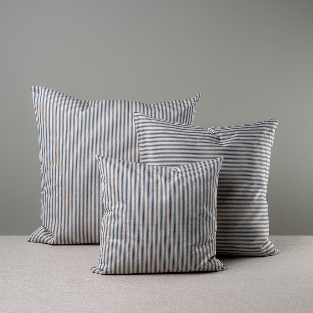 3 Different Sizes Square Cushion in Ticking Cotton - NiX By Nicola Harding & Co. 