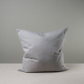 Front Side of Extra Large Square Cushion in Ticking Cotton - By NiX
