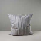 Front Side of Extra Large Square Cushion in Ticking Cotton - By NiX