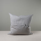 Back Side of Extra Large Square Cushion in Ticking Cotton With 2 Buttons