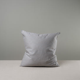 Front Side of Large Square Cushion in Ticking Cotton - Nicola Harding & Co.