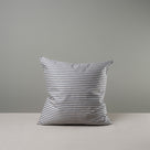 Front Side of Large Square Cushion in Ticking Cotton - Nicola Harding & Co.