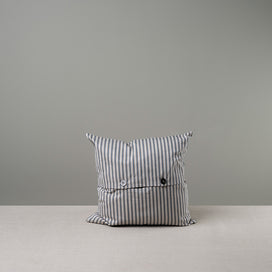 Back Side of Square Cushion in Ticking Cotton, With 2 Buttons - NiX