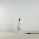 Orb Ceramic Table Lamp Base in Warm White - Nicola Harding