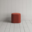 Thither Hexagonal Ottoman in Intelligent Velvet Sienna Back View - NiX
