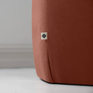 Thither Hexagonal Ottoman in Intelligent Velvet Sienna With NiX Special tag
