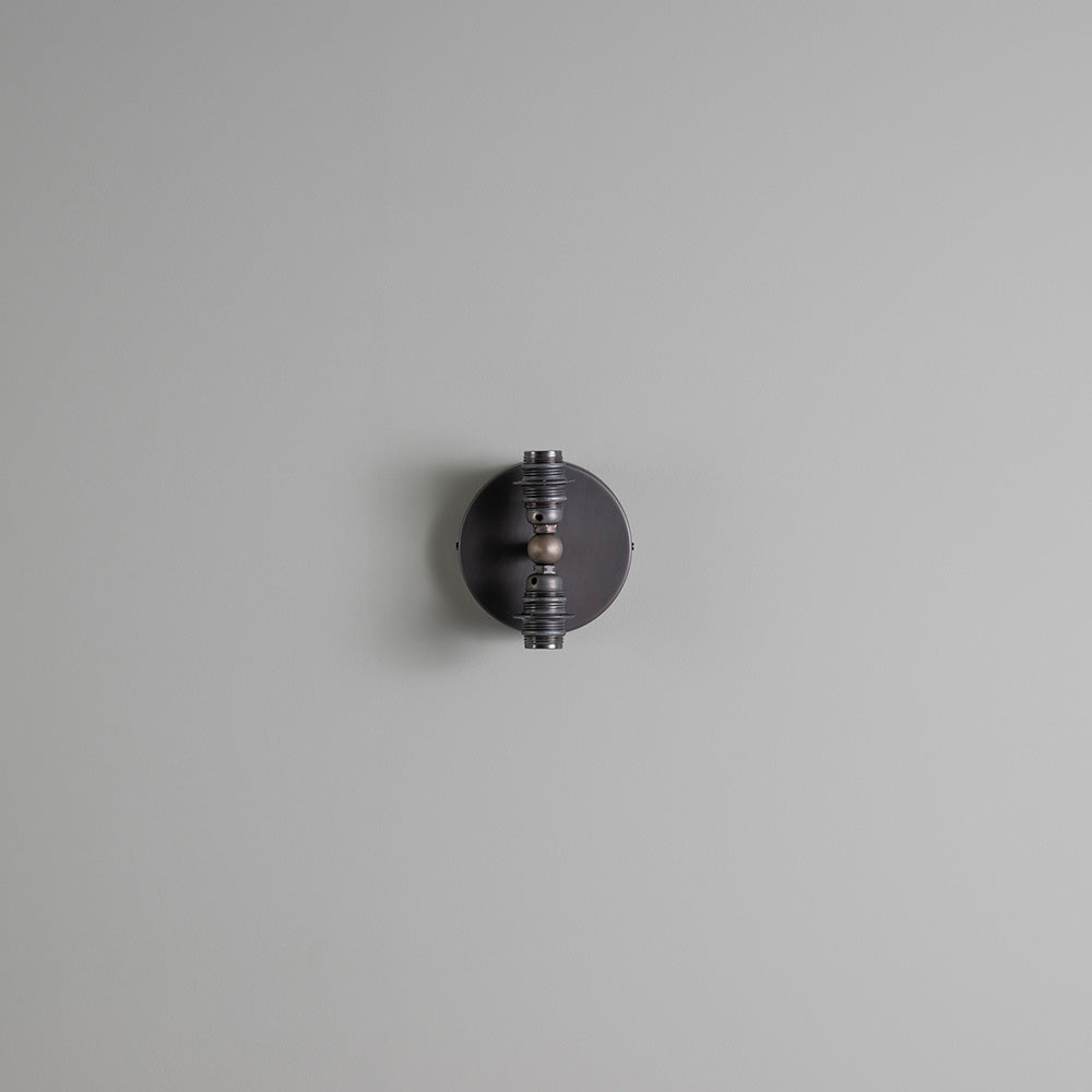Wall Light Brass Waxed Bulb Holders Without Bulbs - NiX