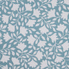 Design Closeup of Ginko Wallpaper in Peacock - Nicola Harding