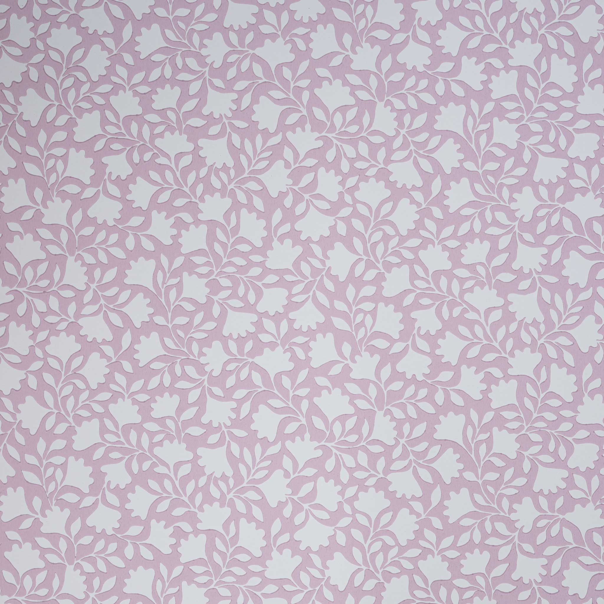  Ginko Wallpaper in Rose Pink - Nicola Harding 